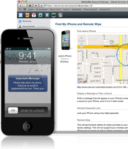 Find My iPhone Included in iOS